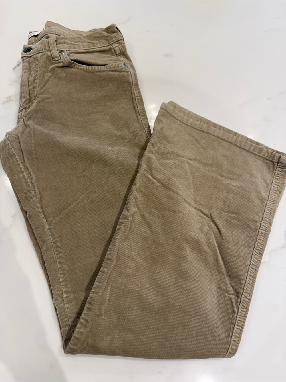 Y2K Corduroy Jeans Low-Rise Flare leg